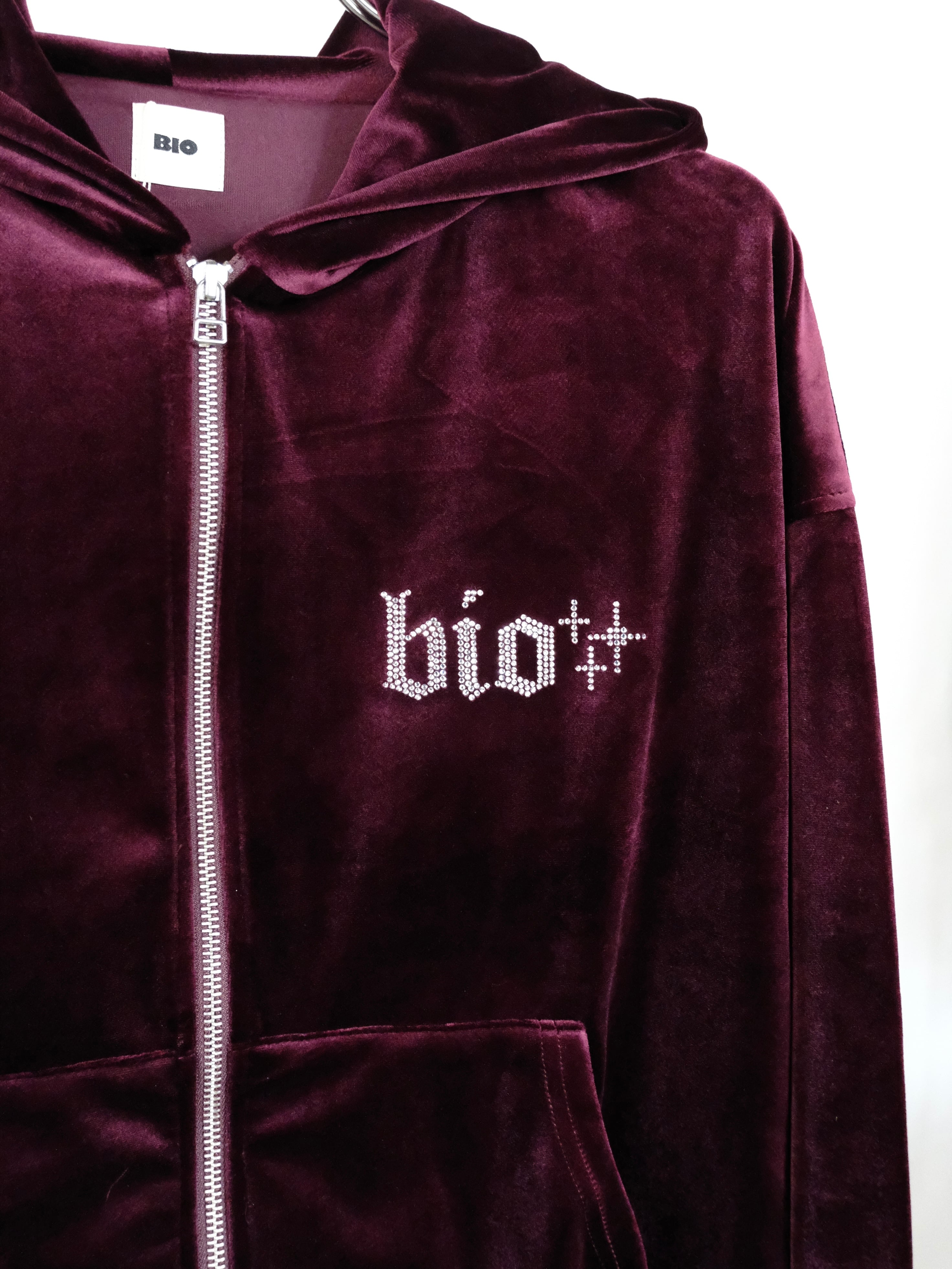 BIO VELOUR HOODIE bio wear ベロア　ポーカーズ BIO】 VELOUR HOODIE | THE OUR