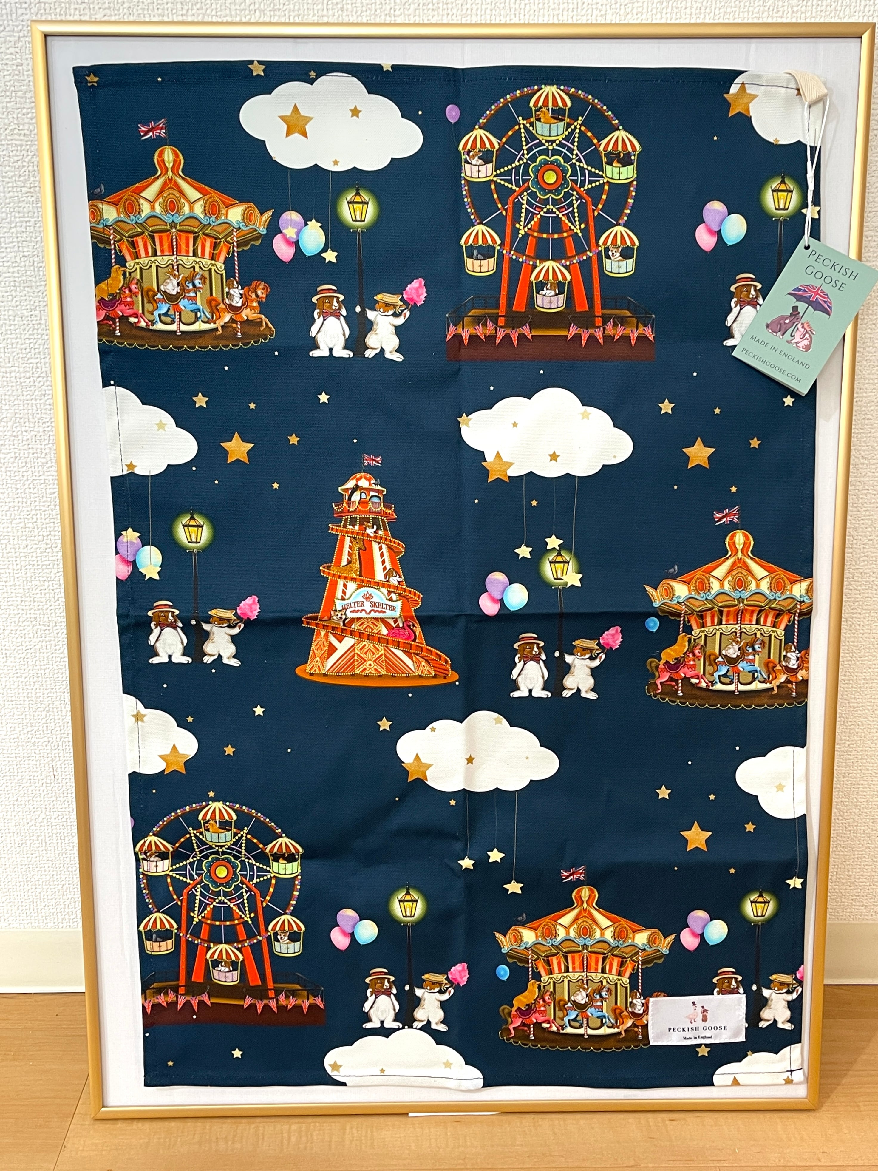 ◆新入荷◆ティータオル◆ビッグベン◆遊園地◆Peckish Goose◆ぺキッシュグース◆イギリス製◆英国製◆