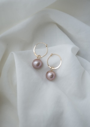 【片側販売】フープピアス金具-チャーム専用／K14GF -S size