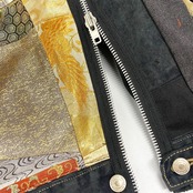 【sleevekimonojk49】着物デニムジャケットSLEEVE KIMONO DENIM JACKET