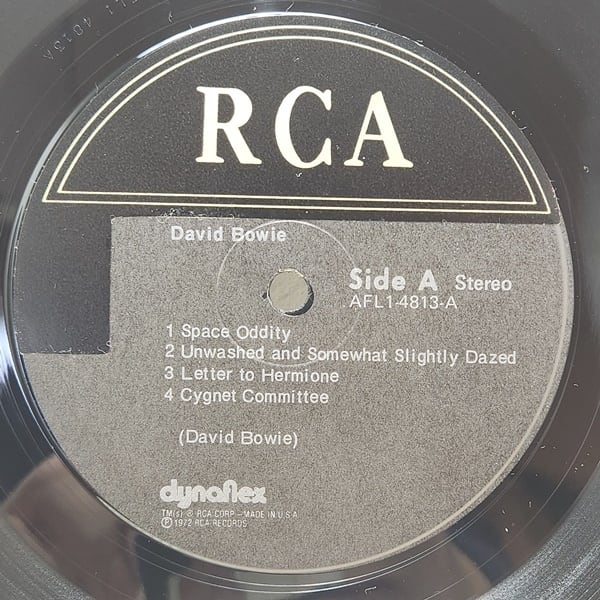 David Bowie / Space Oddity [AFL1-4813] - 画像3
