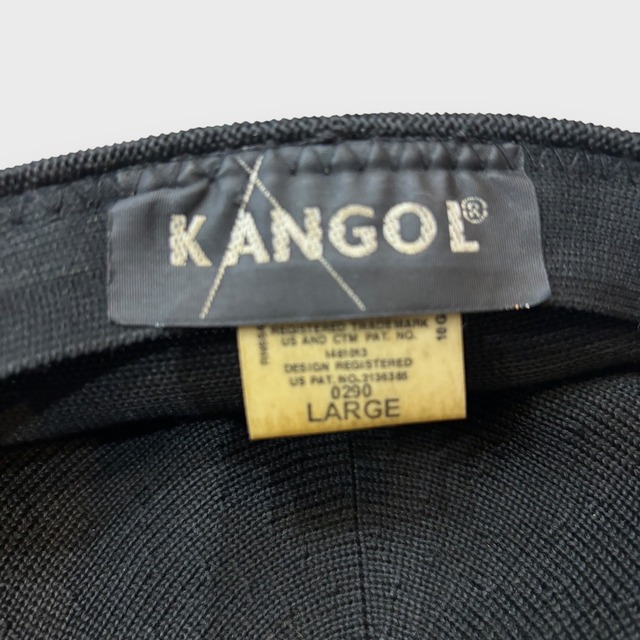 KANGOLカンゴール　VENTAIR504 メッシュハンチング帽　黒　