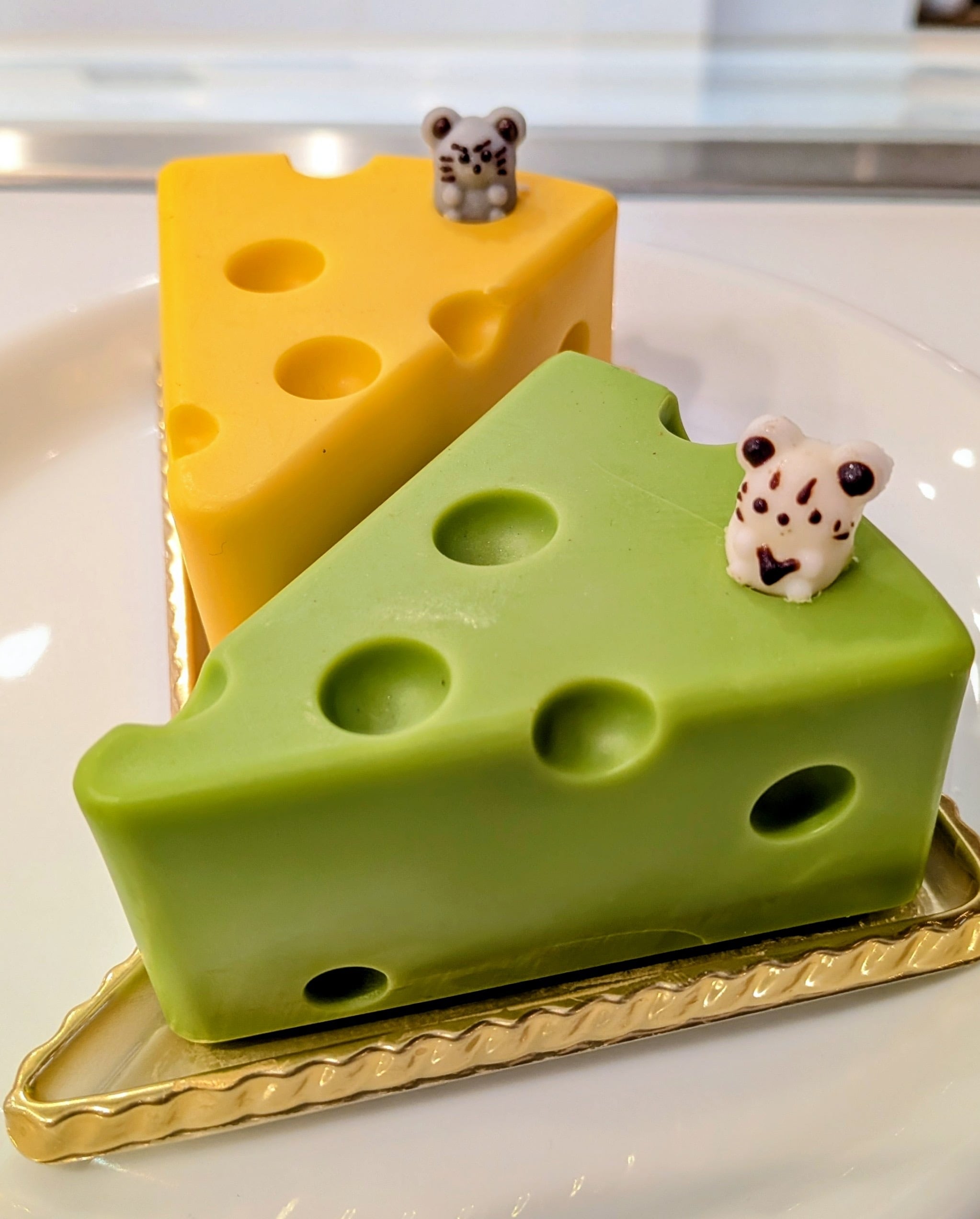 口福のチーズケーキ（京抹茶&プレーン）