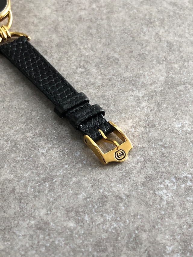 GUCCI グッチ 腕時計 ブラック クウォーツ 6000.2l vintage ヴィンテージ オールド x5a7k2