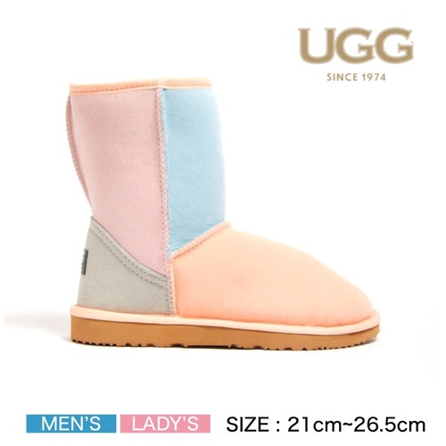 [UGG 1974] パステルカラーミックス クラシック ミドル ブーツ