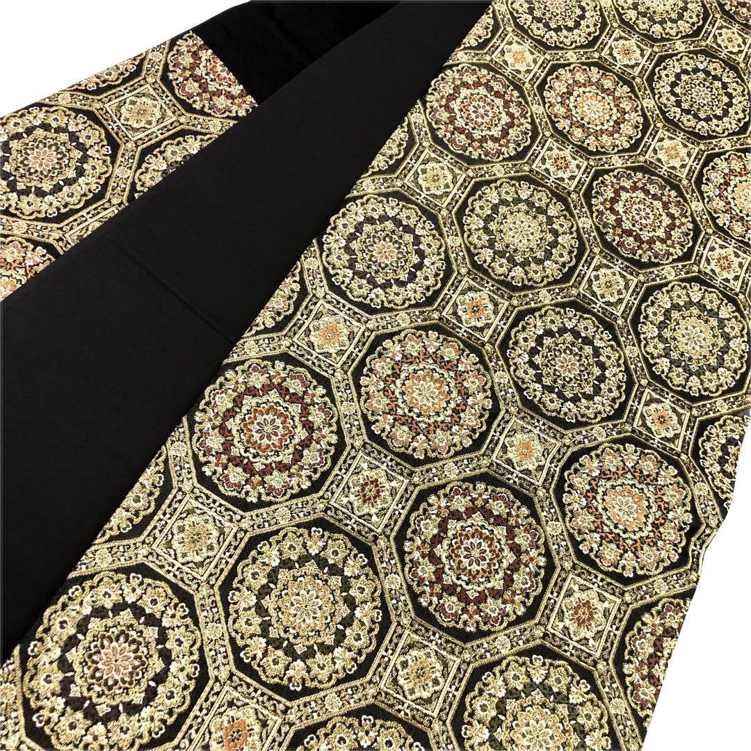 袋帯 美しい華模様に螺鈿 蜀江紋様 O-2913 | リユース着物わびさび