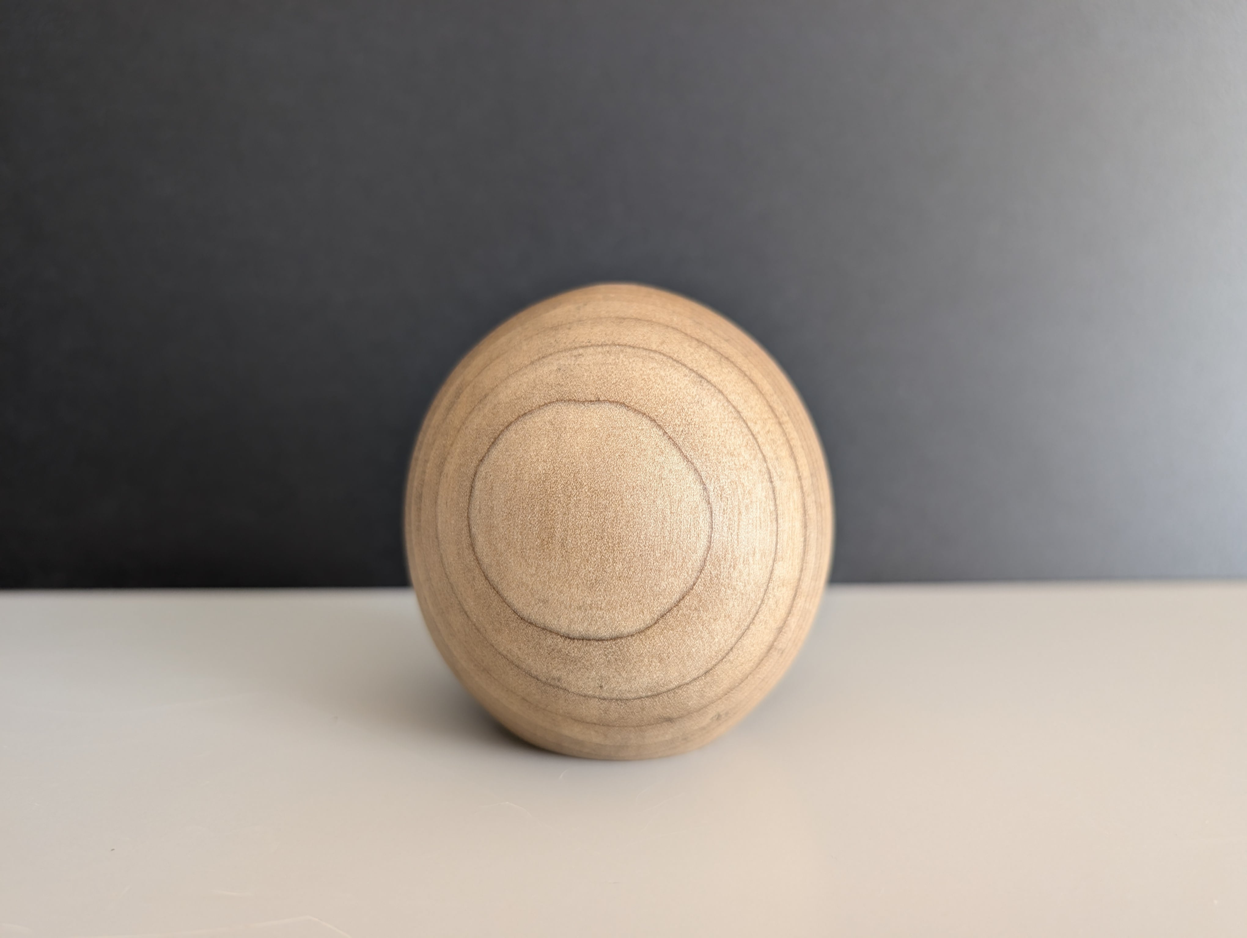 木製円形オブジェ 坂田製作所〝ホウ〟円形木製花器① 植物環境用品 | DORASCORE ONLINESTORE