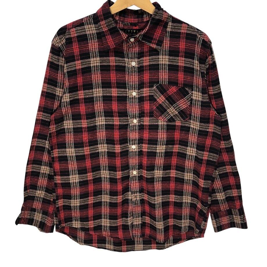 50s 60s /vintage/ビンテージ/national/wool/チェック.シャツ/開襟 50s 60s /vintage/ビンテージ/national/wool/チェック.シャツ/開襟