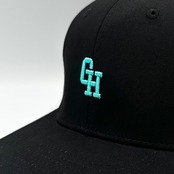 【gifthat オリジナル】gifthat 8panel cap BLK-blu