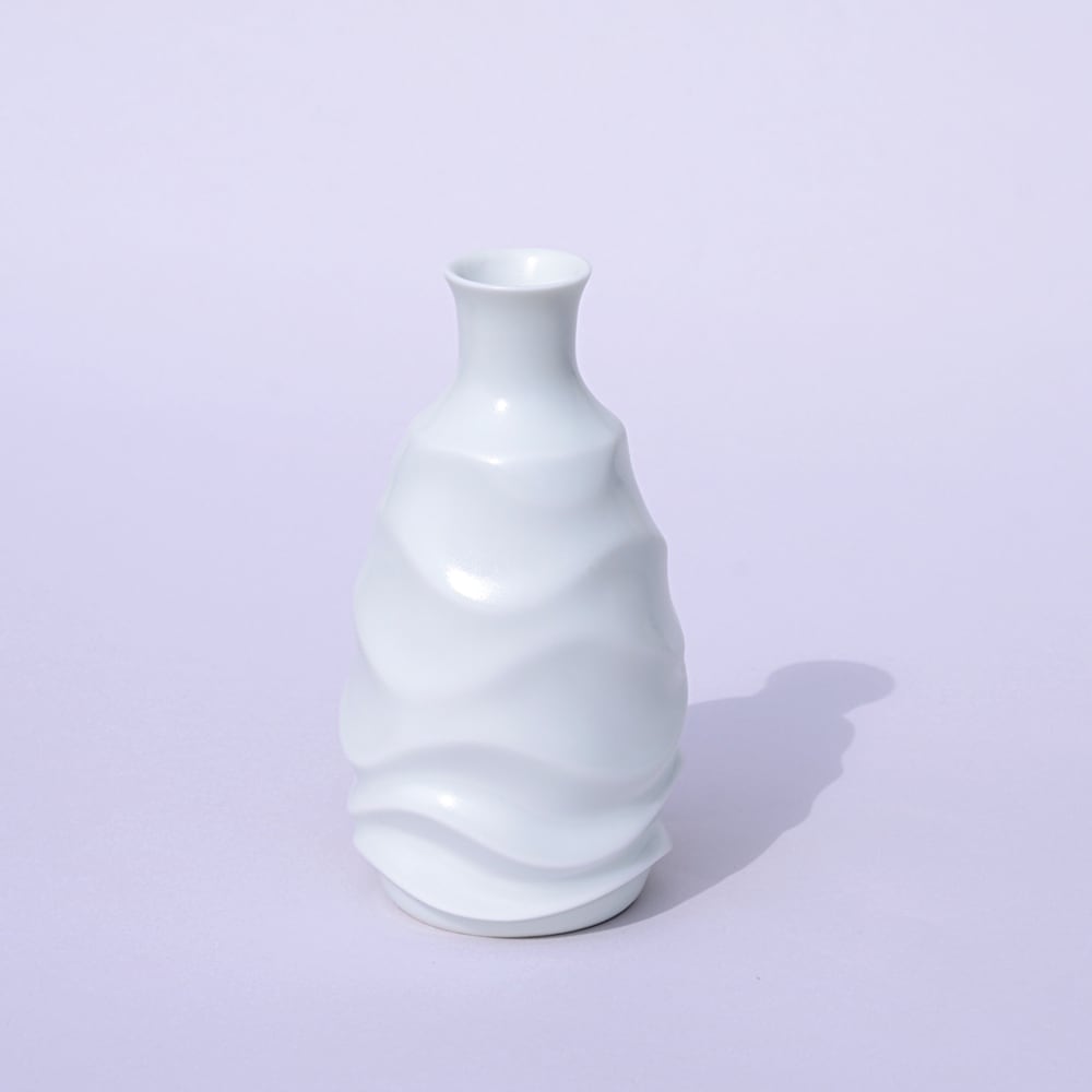 徳化窯 白磁飾文筆筒 5 艶釉徳利 | 有田焼 白磁 松尾勝也 艶工房オンラインショップ