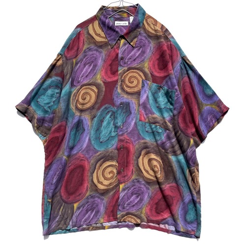 Pierre Cardin [pierre cardin] Vintage Rayon Art Shirt [1990s] Vintage Rayon Art Shirt