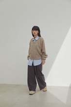 DU250723  2way melange Mix Knit