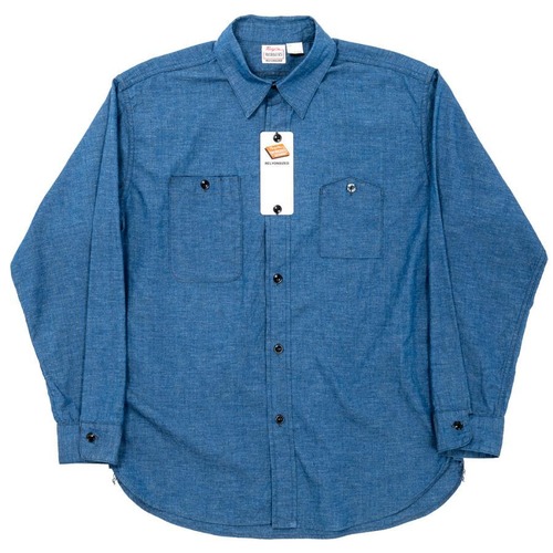 WORKERS(ワーカーズ)Yama-Poke Work Shirt, Blue Moku Chambray