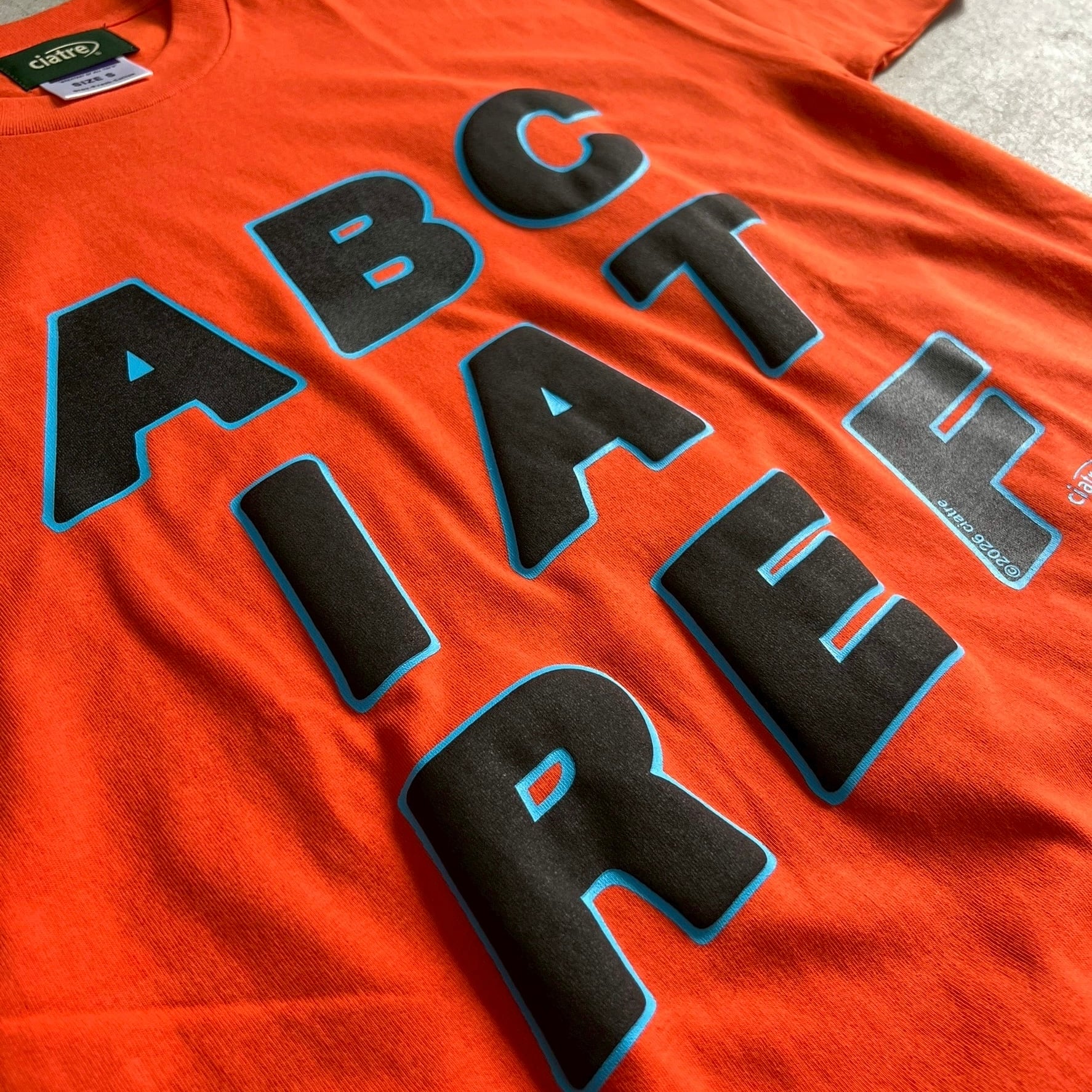 ciatre Tｼｬﾂ レア ciatre ABC tee S/S | 2025 ciatre