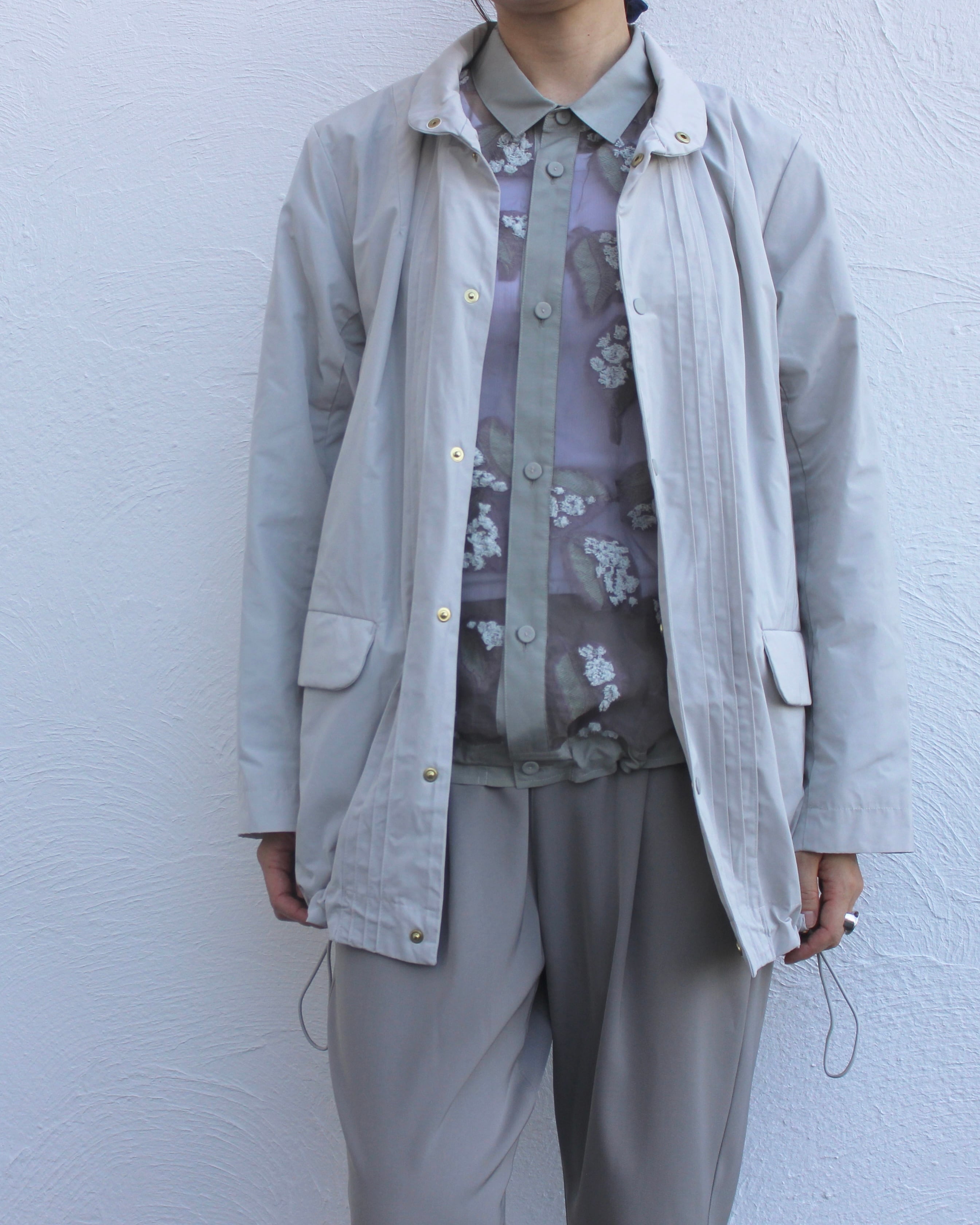 KEIHayamaPLUS/tuck half coat