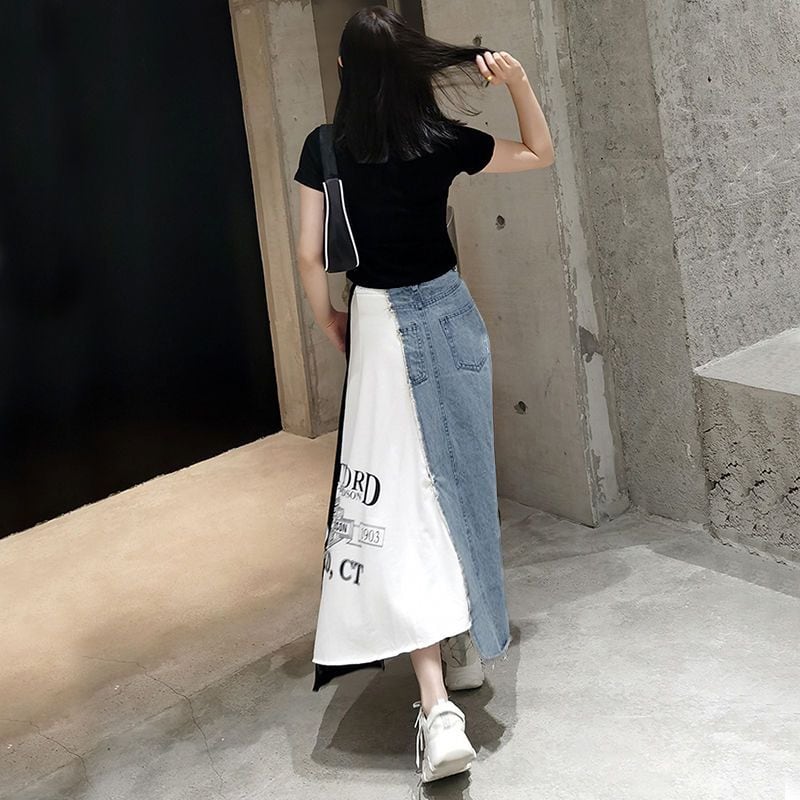 アシンメトリースカート レディース スカート ロング