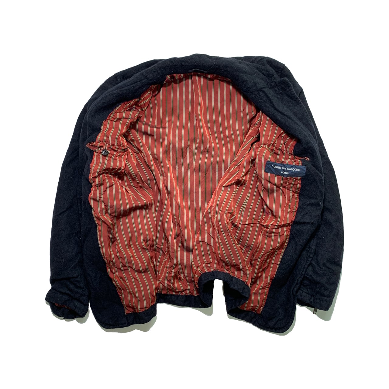 2005AW COMME des GARCONS HOMME / Boiled Wool Multi Pockets Jacket
