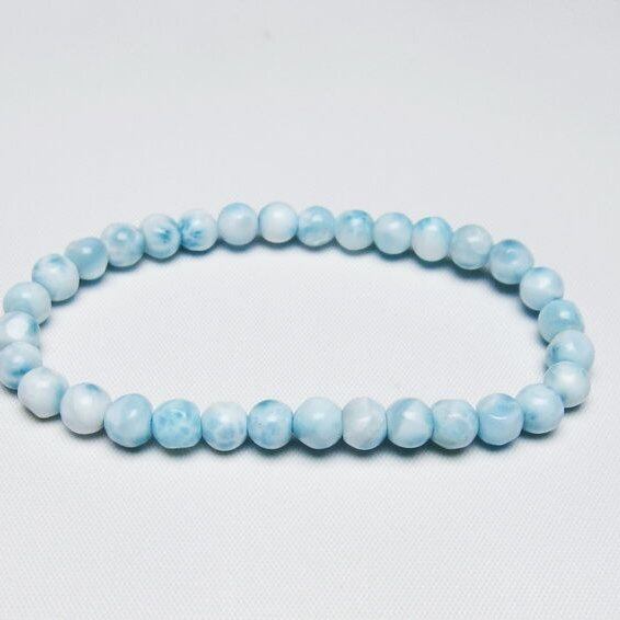 ラリマー ブレスレット 6mm 一点物 メール便可 [M便 1/10] 111-47974