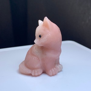 2.ピンクオパール猫・インテリア