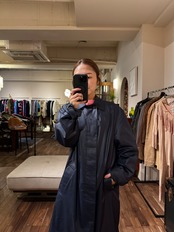 1970's-80's Vintage "ORATOP" Made in Finland Dark Navy Coat / フィンランド製ステンカラーコート