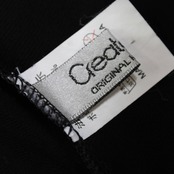 【美品 社交ダンス衣装】スカート レッスンウェア 練習着 黒 ブラック create-sun クリエイトサン 無地 シンプル 上品 透け感