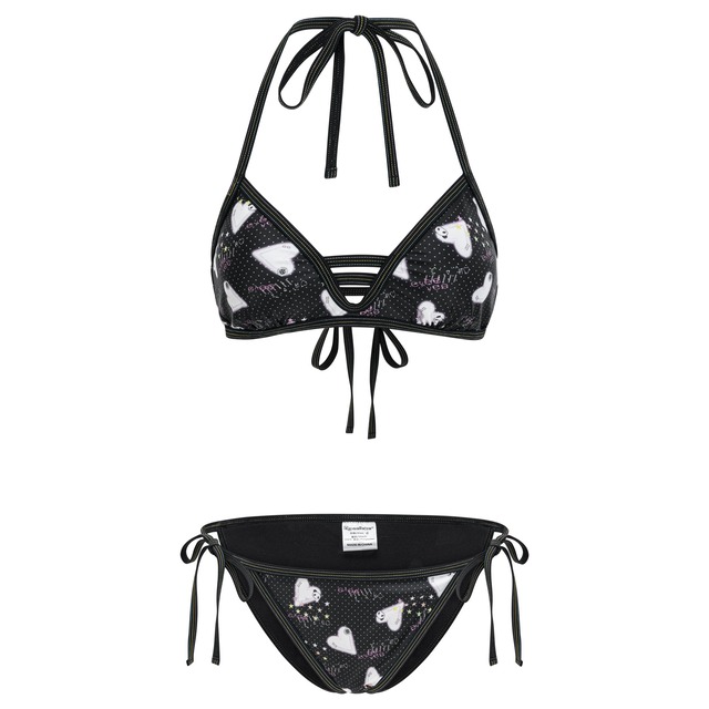 [eyeellike] Little Panda Heartfelt Bikini Swimwear