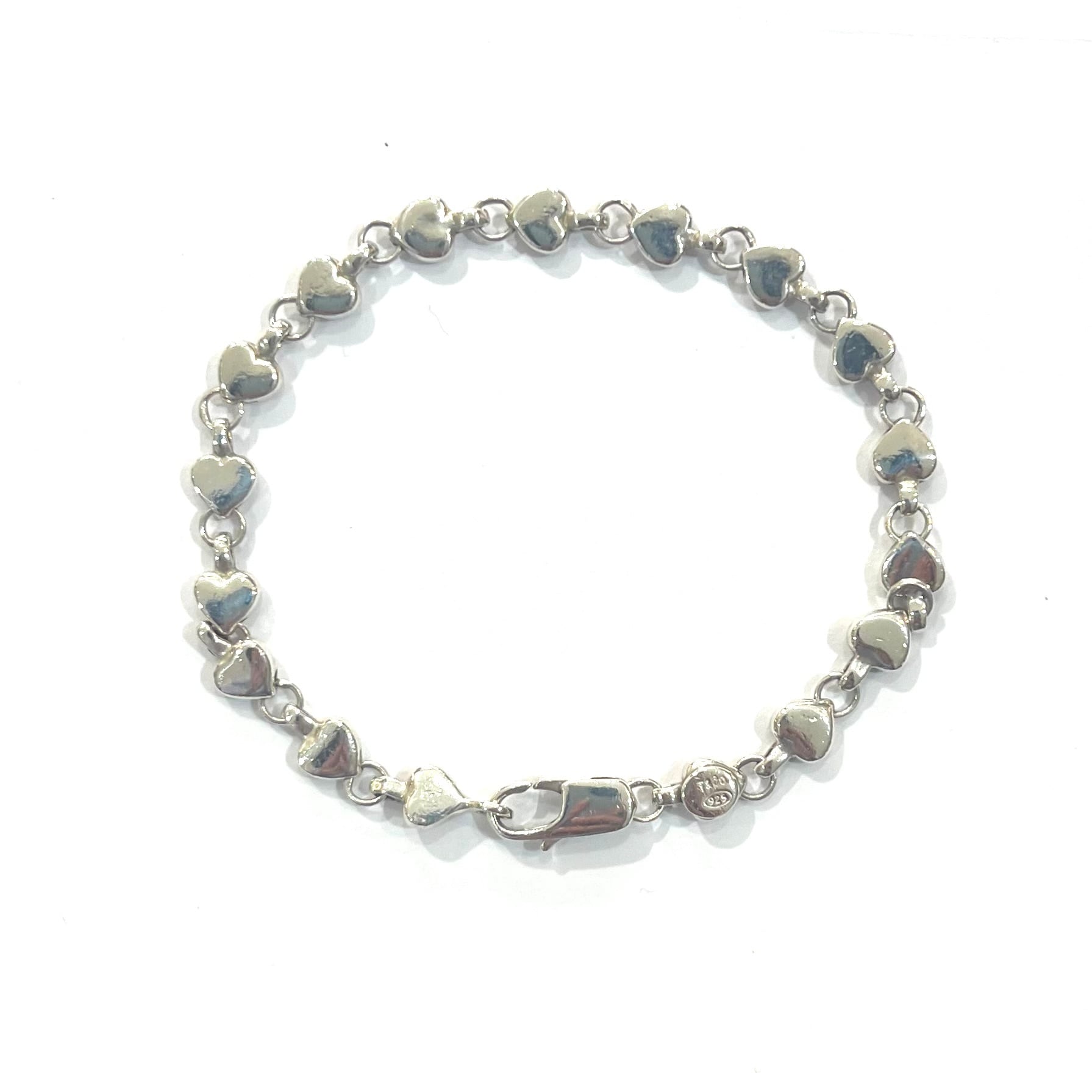 Tiffany & Co. シルバー ブレスレット TIFFANY&CO. 】2423 ティファニーハートパフリンク ブレスレット SV925