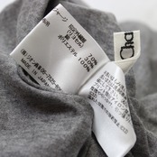 【美品 日本製社交ダンス衣装】トップス Chamois グレー ライトグレー スパンコール かわいい 可愛い 上品 清楚 気品 爽やか