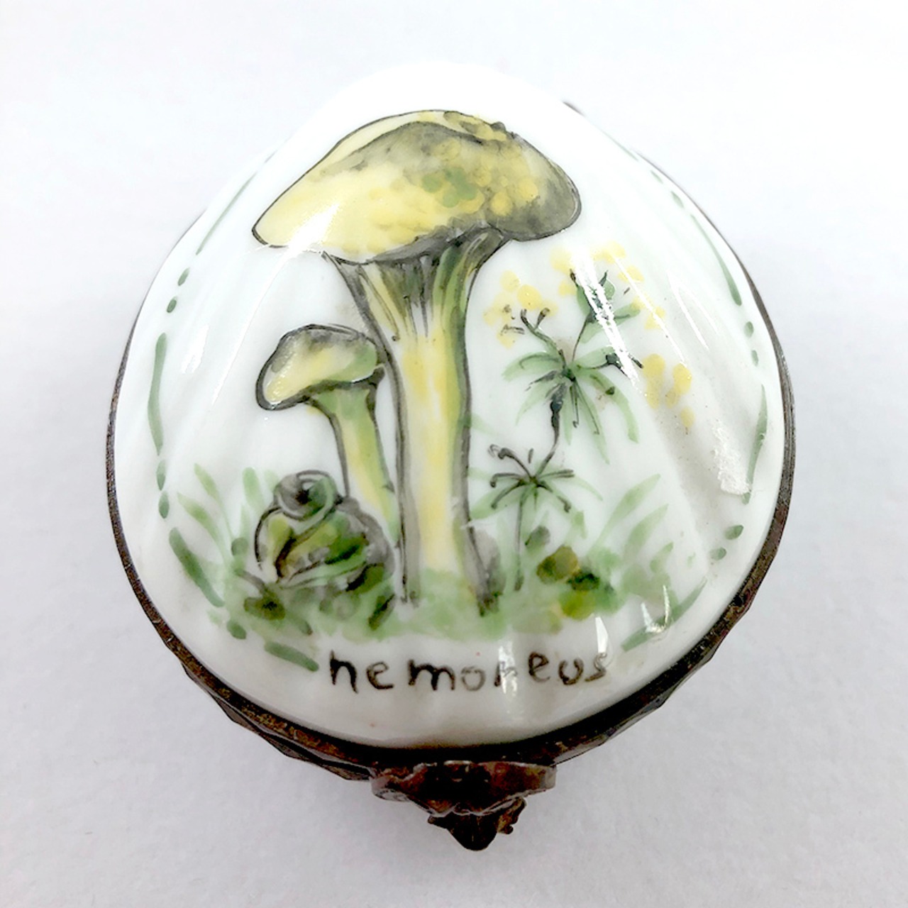 陶器の小物入れ ネモレウス キノコ リモージュ　きのこ類　 15OTc2-4