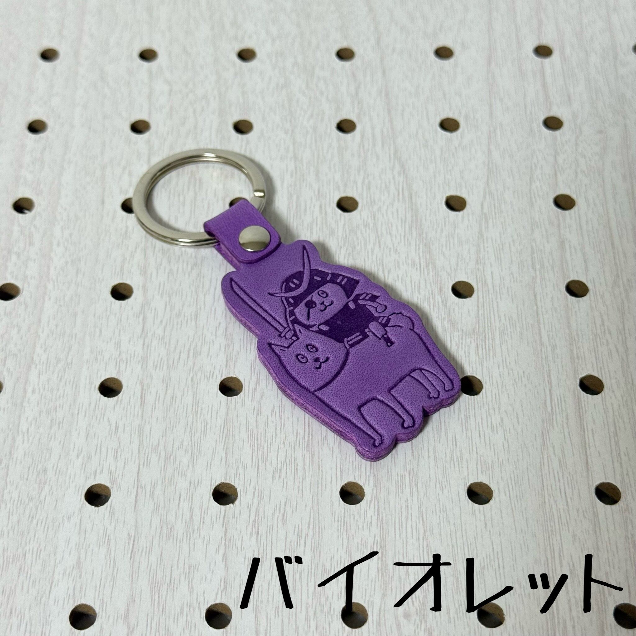 ネコムネandシバ 革キーホルダー | TORCH-Online Shop-