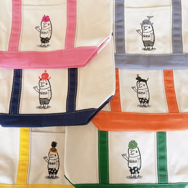 【6color】 キャンバス トートバッグ / WIMINI HAWAII ウィミニ ハワイ