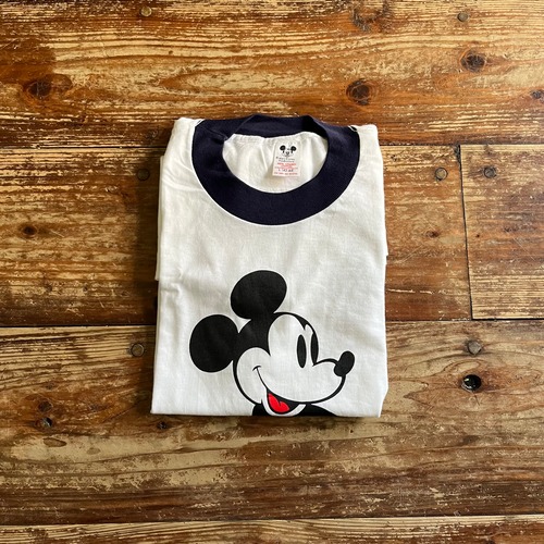 1980's Walt Disney Production "Mickey Mouse" Ringer Tee /L