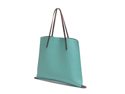 muku PAPIER 800　エメラルドグリーン   シュリンクレザー　トートバッグ