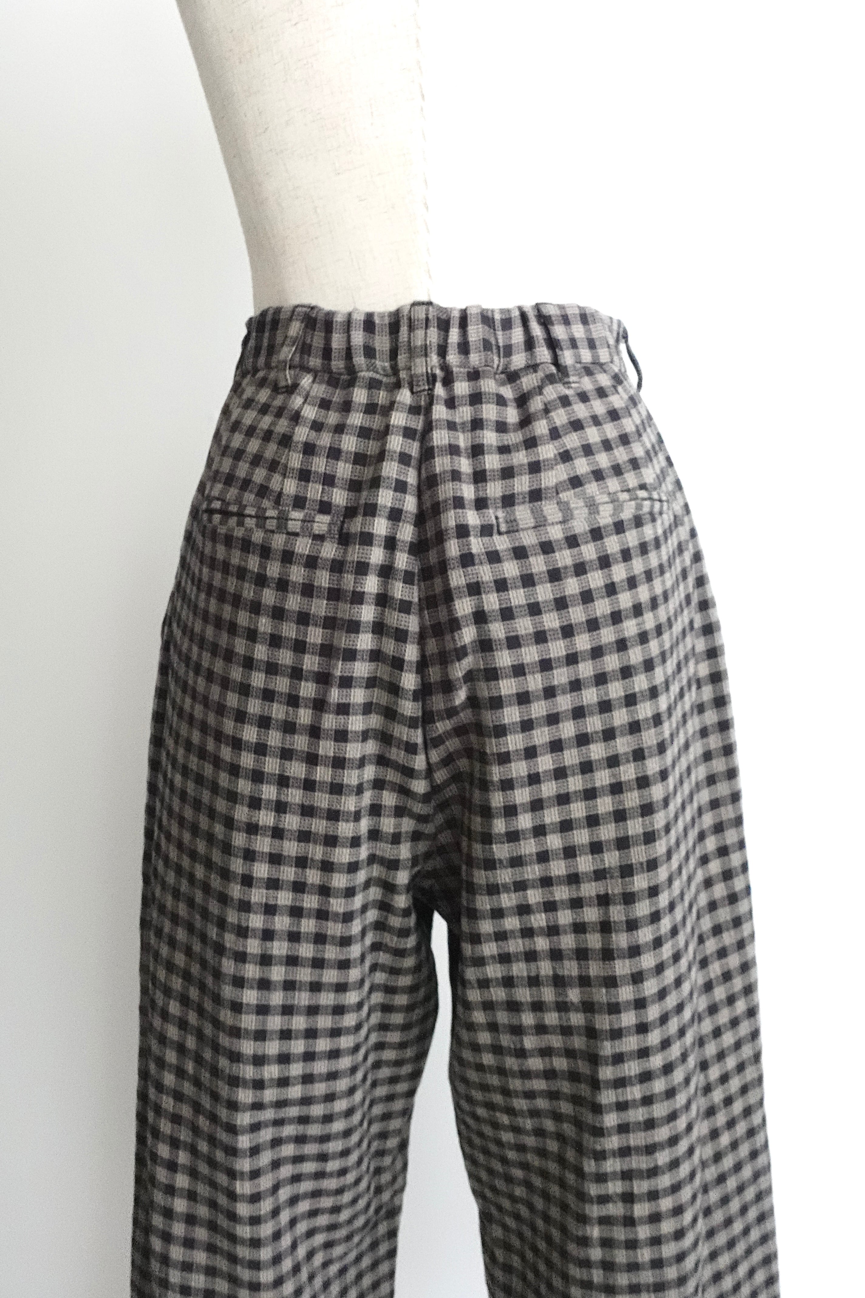 ERiKOKATORi】check cotton pants | TOLMA.