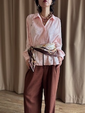 pale pink jacquard shirt-5178-9