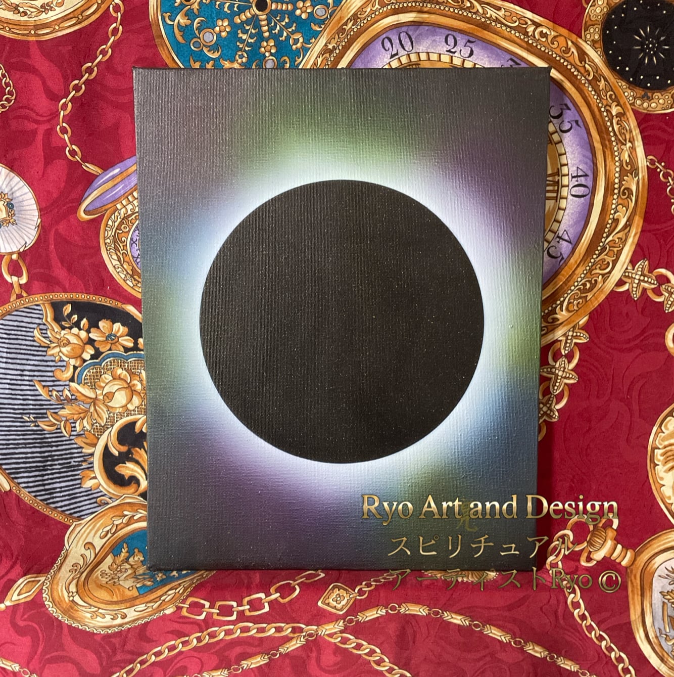 風水絵画】雲海金富士虹鳳凰 金運仕事運アップ 高波動開運