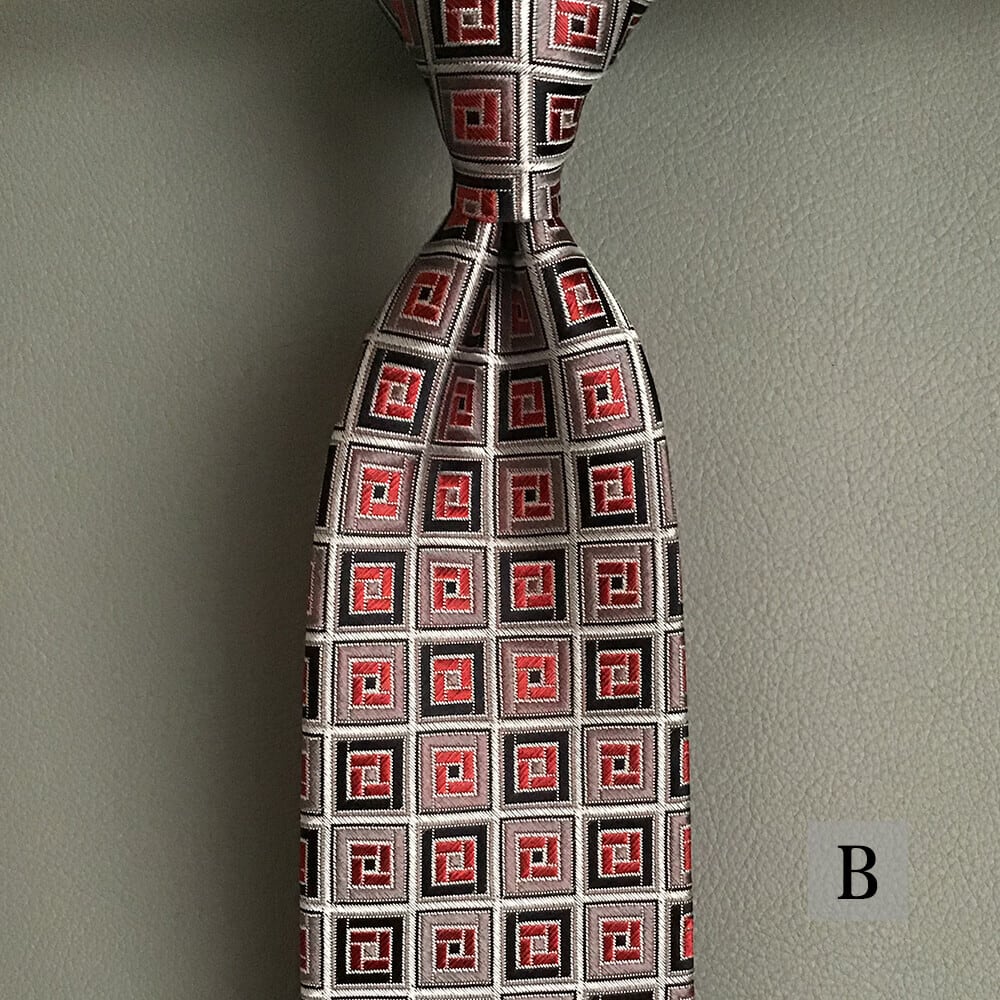 四角格子柄 ネクタイ | Pay ID