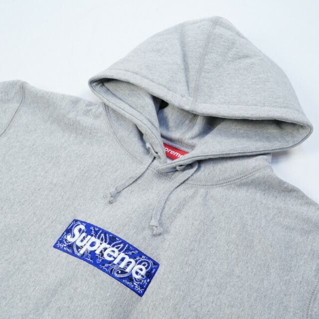 新品 supreme bandana box logo hooded XLサイズ