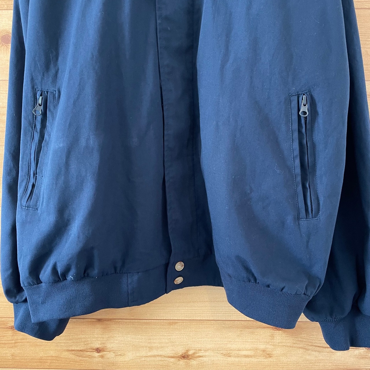 【HABAND】ダービージャケット カップインショルダー ブルゾン オーバーサイズ US古着