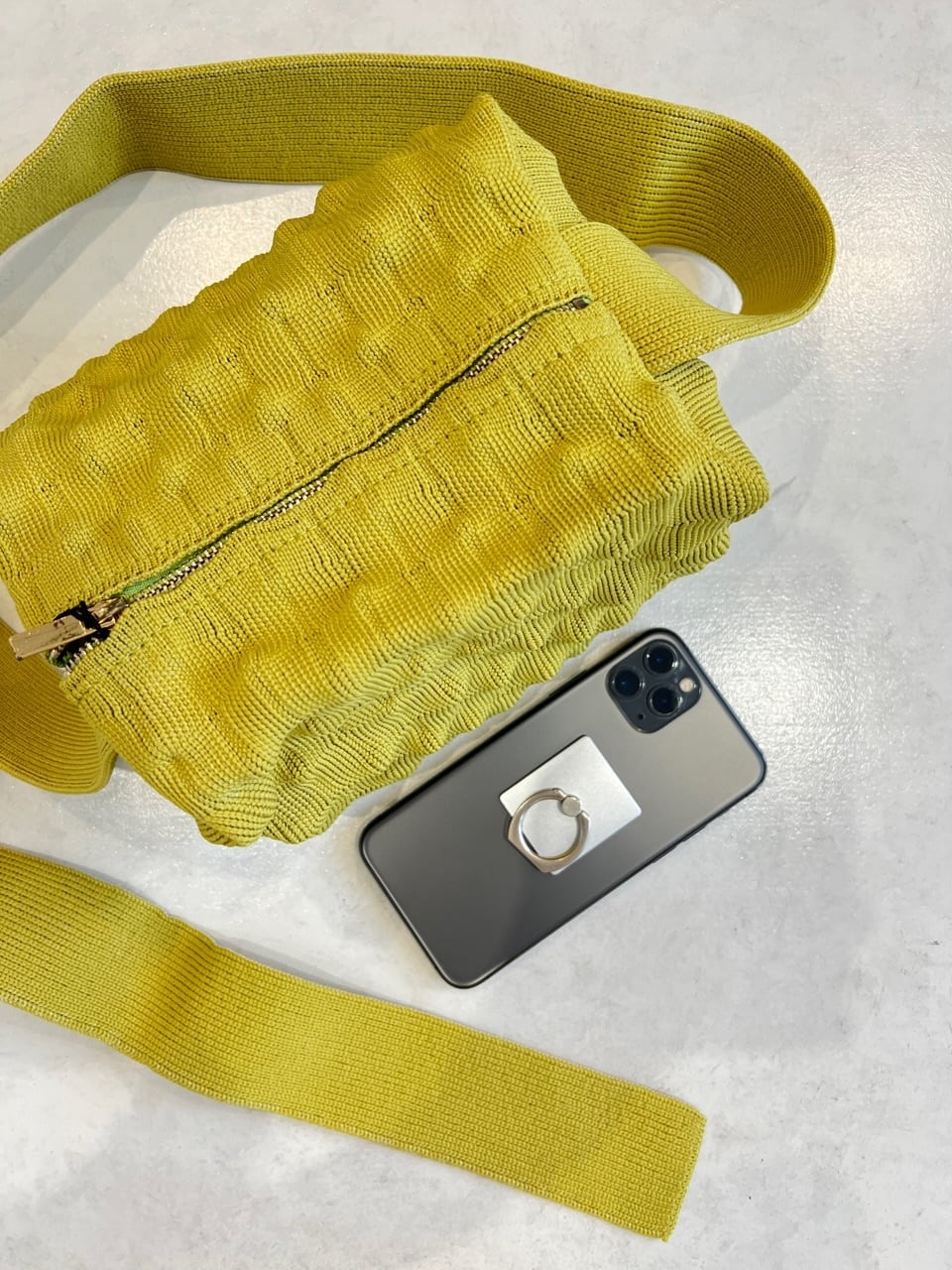 【SELECT】エンボススクエアミニショルダーbag　17-0673