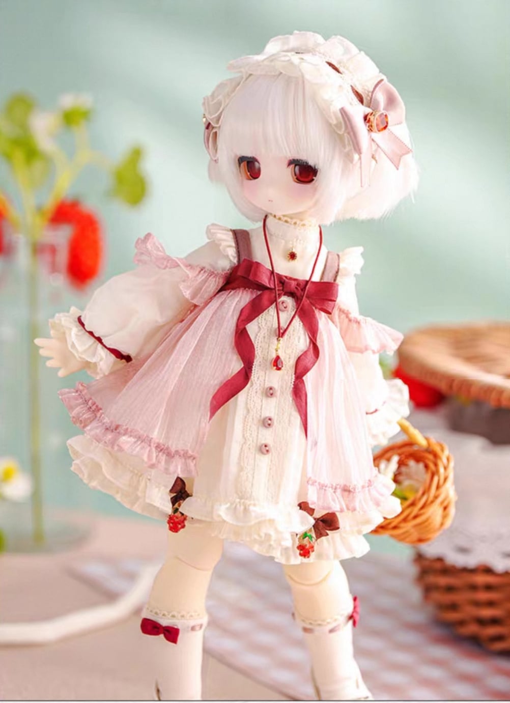 ⭐️ラスト1体⭐プチストロベリー・Meira⭐️Tiny Fox◇フルセット