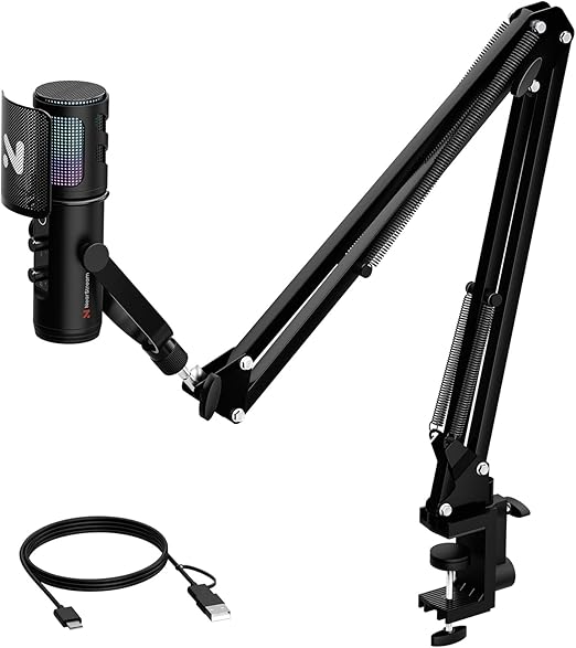 ブームアーム マイクスタンド マイクアーム コンデンサーマイク用 3/8 5/8 Amazon.co.jp: FIFINE ブームアーム マイクスタンド マイクアーム