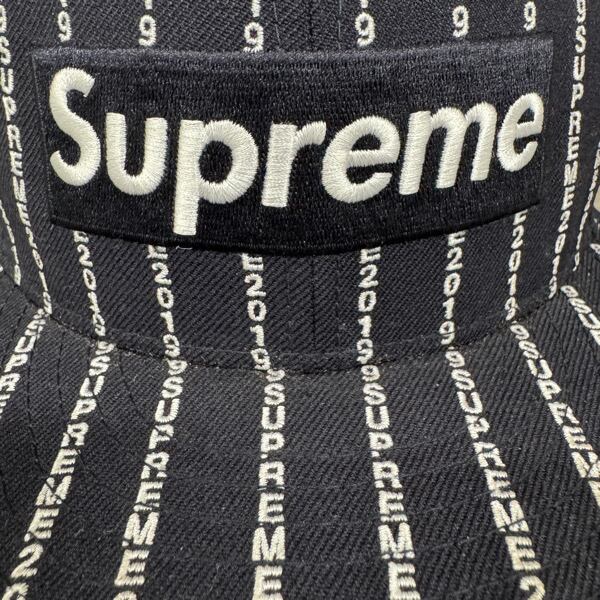 Supreme×NEW ERA/シュフ?リーム×ニューエラ【19SS】Text Stripe Box