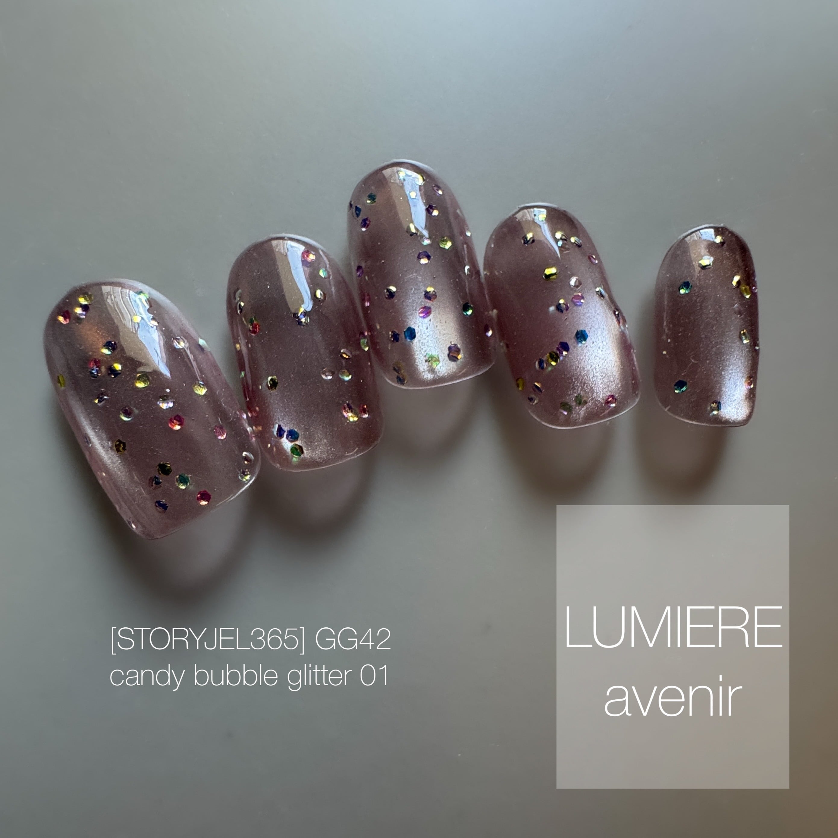 NEW］candy bubble glitter 01 キャンディバブルグリッター01