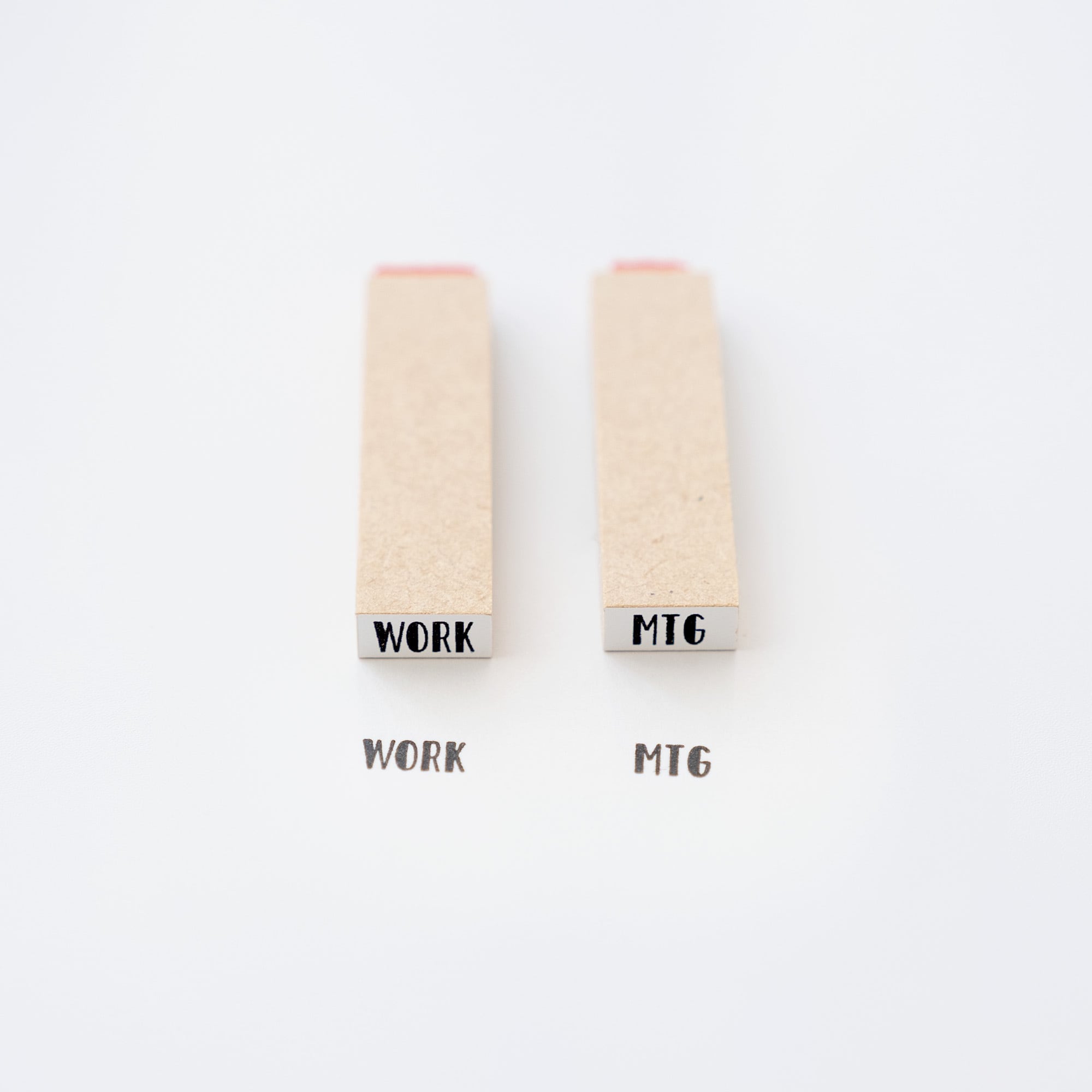 【小さな文字】MTG_ミーティング | はんこ