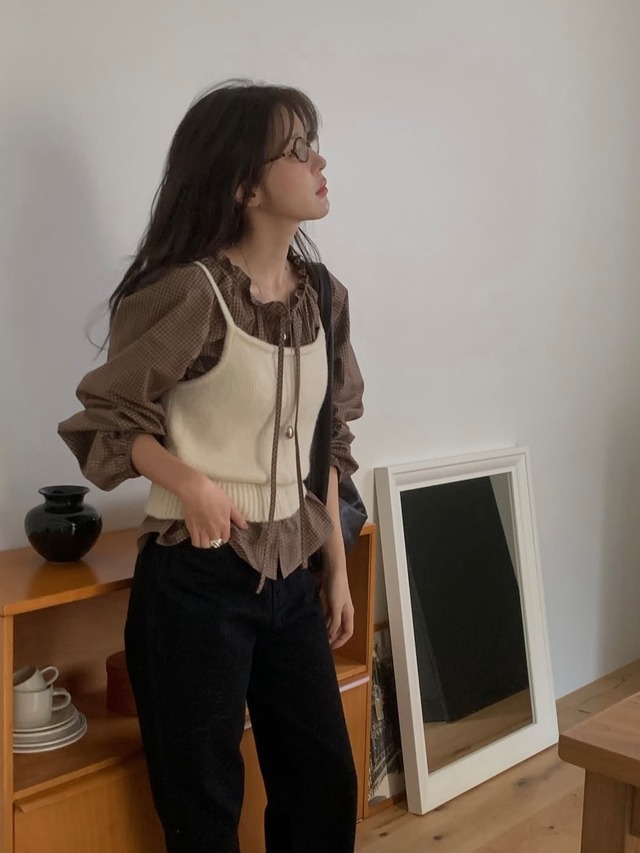 (予約) miel / 111 Kimo bootcut denim pants 1color