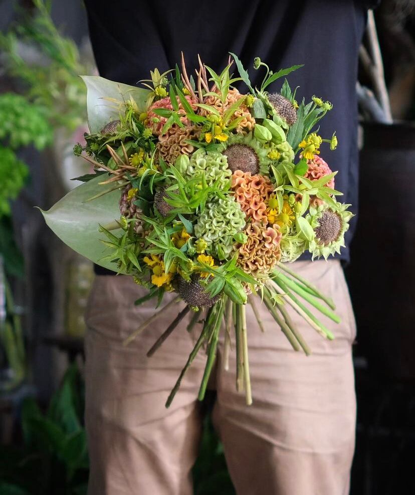 ブラウンコットンリース | sphere