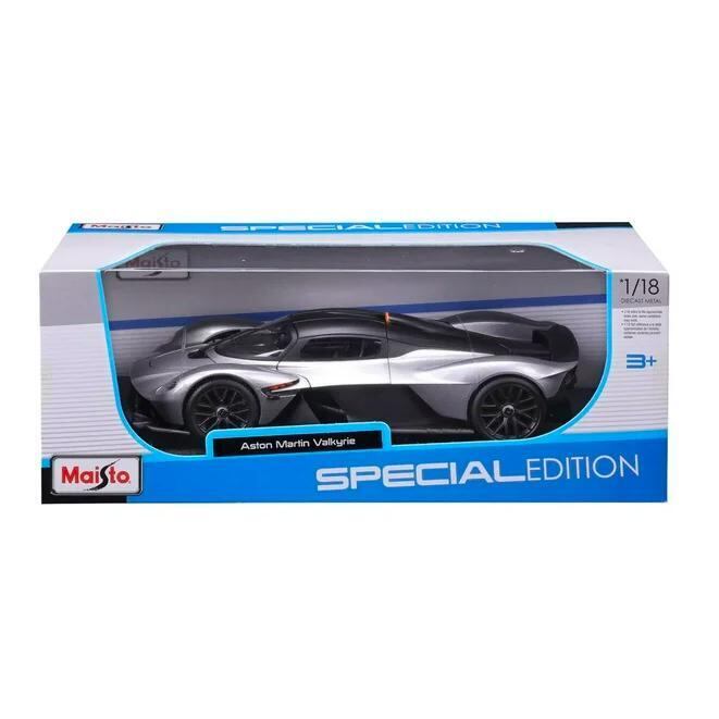 ミニカー Aston Martin Valkyrie Silver 1/18 マイスト アストン
