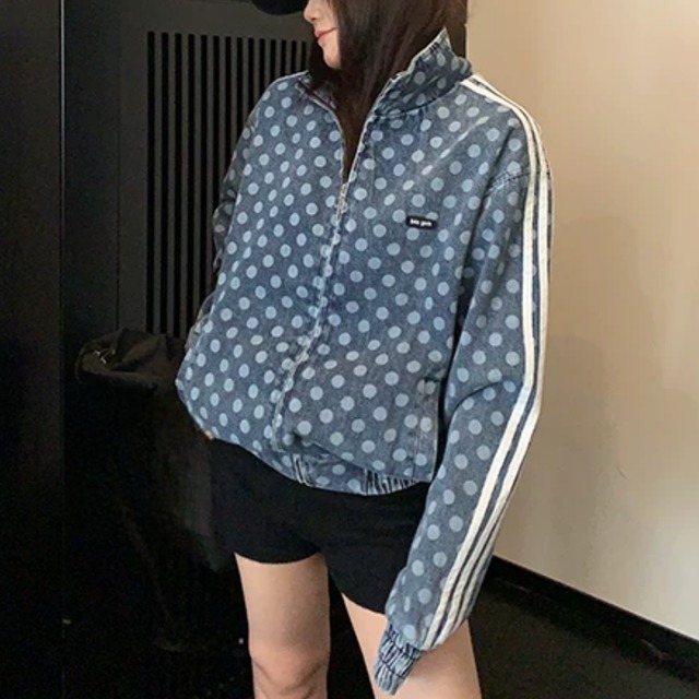 dot denim jacket　ドットデニムジャケット　J2141