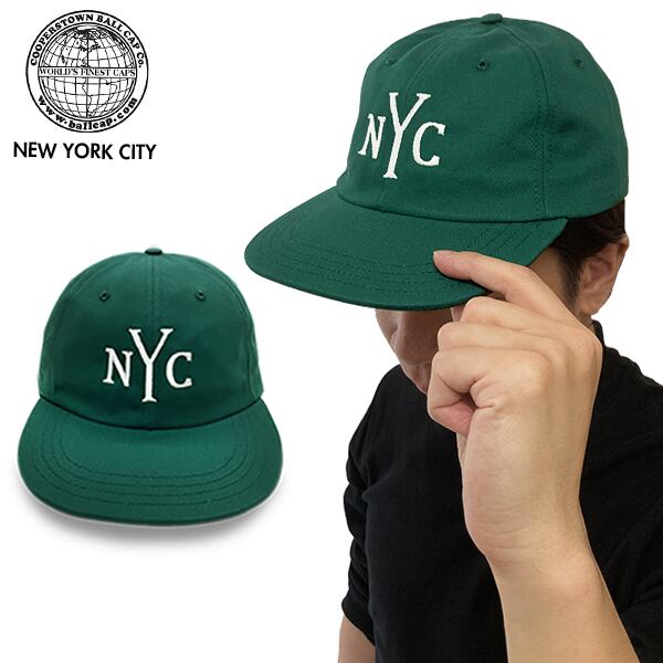 COOPERSTOWN BALLCAP クーパーズタウンボールキャップ NYC2 GREEN フリーサイズ